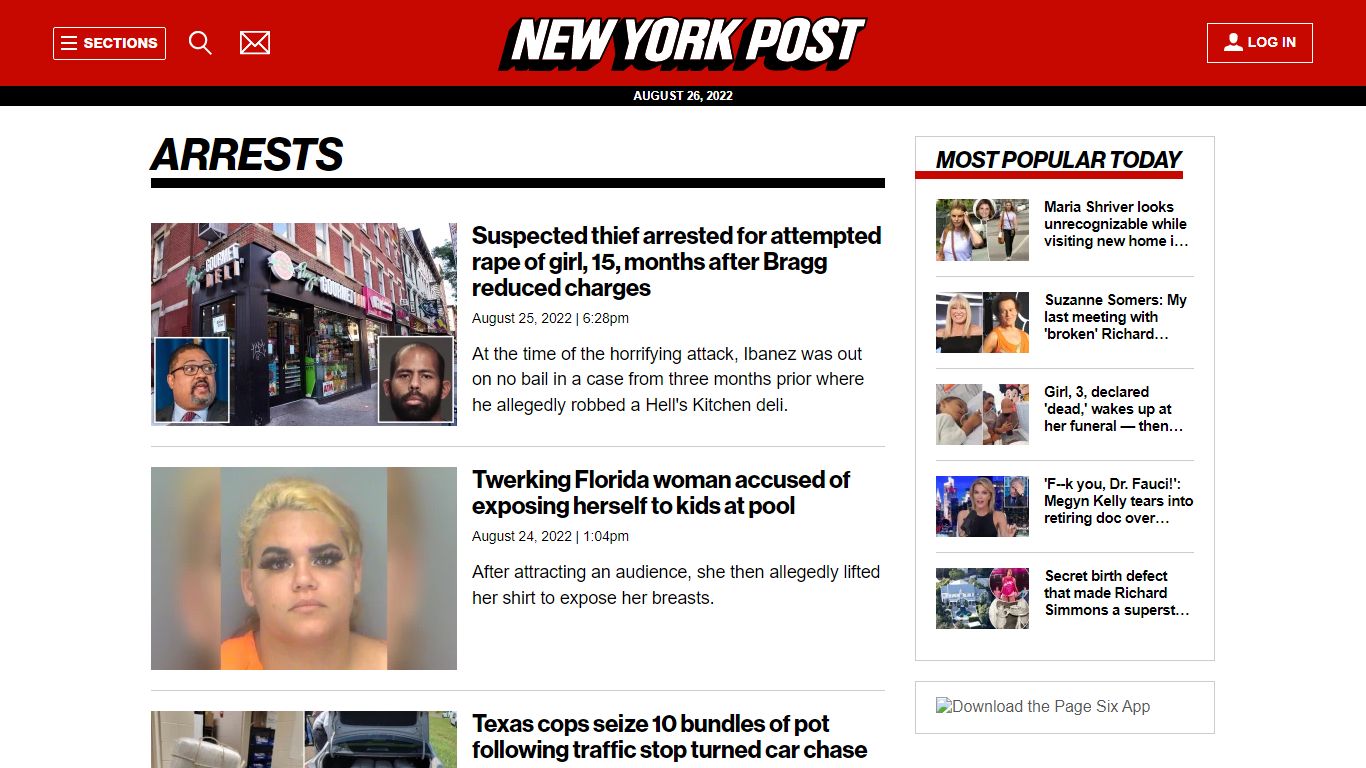 Arrests | New York Post